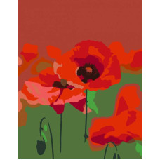 Набір картина за номерами стандарт „Квіти 2.12, 35х45 см ROSA START