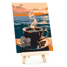 Набор картина по номерам Аромат покоя, 15x20 см, с мольбертом ROSA START