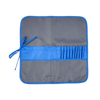 Пенал для пензлів, тканина (37х37см), асфальт+синій, ROSA Studio