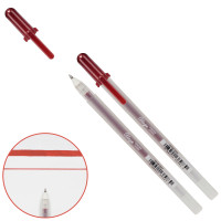 Ручка гелевая, GLAZE 3D-ROLLER, Красный темный, Sakura