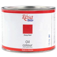 Фарба олійна, Червона темна, 490 мл, ROSA Studio 325534 