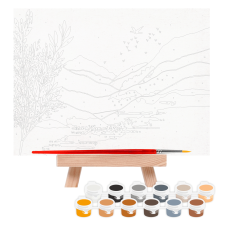 Набор, картина по номерам, "Загадочный пейзаж", 15х20 см, с мольбертом, ROSA START