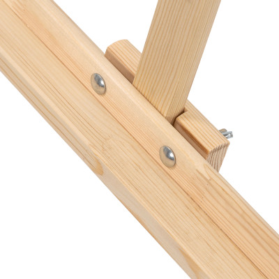 Мольберт стационарный №41, Лира, сосна, 61х80х170 см., мак. высота полотна 124 см., ROSA Studio