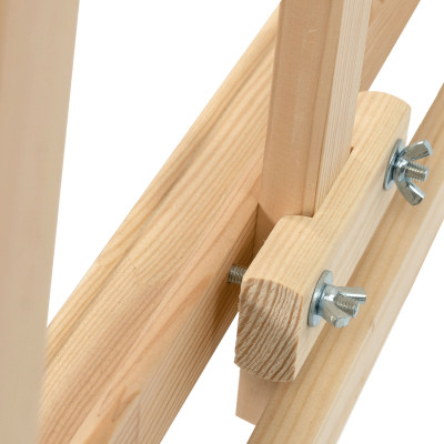 Мольберт стационарный №41, Лира, сосна, 61х80х170 см., мак. высота полотна 124 см., ROSA Studio