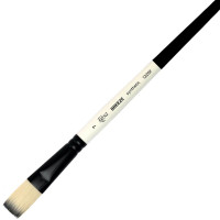 Кисть Синтетика плоская, BREEZE 1226F, №7, кор ручка ROSA 1226F07