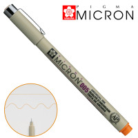 Апполинера PIGMA Micron (0,05), 0,2 мм, Оранжевый, Sakura