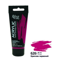 Краска акриловая, Краплак красный, 60 мл, ROSA Gallery (3241626)
