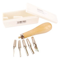 Набір різців для ліногравюри, 5 шт пласт. пенал, (11582), DKART CRAFT (94160487)