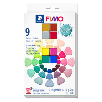 Набор пластики Effect Mixing Mica Colours, 8х25гр, 2х57гр, Fimo