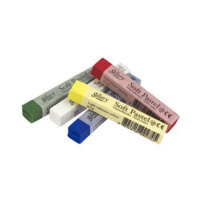 Пастель сухая (030) Синий средний, (набор 6 шт,), MUNGYO