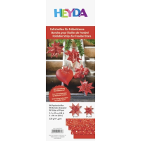 Набор бумажных полосок, красный 2, 1,5x45 см (48шт), 1x30см (48шт.), Heyda