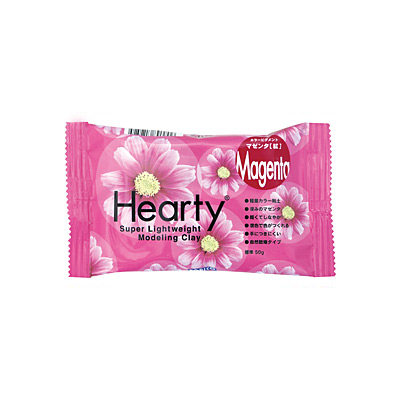 Пластика самозастывающая Hearty, Маджента, 50 г, Padico