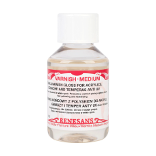 Лак финишный для акриловых красок, глянцевый, 100 мл, Renesans