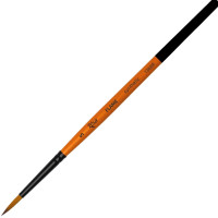 Пензель Синтетика кругла, FLAME 1368R, №5, коротка ручка ROSA 1368R05 