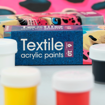 Набір акрилових фарб для розпису Animals 6x10 мл Arteo