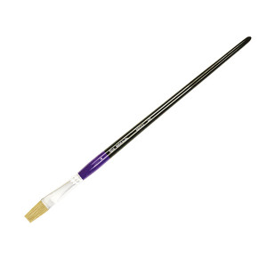 Пензель Щетина плоска, 401 № 6, довга ручка ROSA Studio