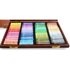 Пастель масляна м'яка професійна Mungyo 72 кольори в дерев'яному боксі MOPV-72W