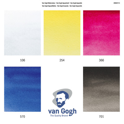 Набор акварельных красок, VAN GOGH PRIMARY, 5*10 мл, Royal Talens 20820115