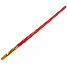 Пензель Синтетика плоска, № 8, коротка ручка ROSA START