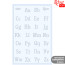 Трафарет універсальний багаторазовий, №U02, серія „Алфавіти , 13х20, прозорий, 0,5 мм, ROSA TALENT (3621002)