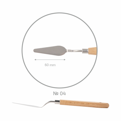 Мастихін ROSA Studio 11904 крапля, довжина 5,5 см, ст,код1025