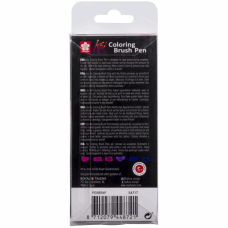 Набор маркеров Koi Coloring Brush Pen, GALAXY 6цв, Sakura