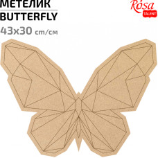 Основа для декорування панно-мозаїка Метелик 3, МДФ, 43х30 см, ROSA TALENT (487503)