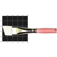 Кисть Синтетика угловая, Flamingo 1023A, № 5/8, короткая ручка KOLOS