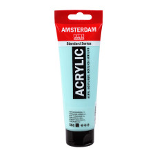 Краска акриловая AMSTERDAM, (660) Бирюзовый светлый, 120 мл, Royal Talens