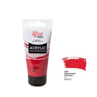 Фарба акрилова, Кармінова, 75 мл, ROSA Studio