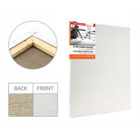 Полотно на підрамнику льон 70x100 см, середнє зерно, акриловий ґрунт, модуль №2 ROSA