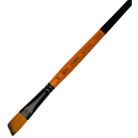 Кисть Синтетика угловая, FLAME 1368А, №10, кор ручка ROSA 1368А10