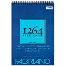 Альбом Mix Media 1264 на спирали А5 300 г/м2 15 л Fabriano