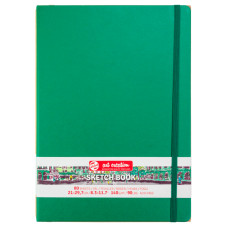 Скетчбук для графіки Art Creation 140 г/м2, 21х29, 7 см, 80 л Forest Green