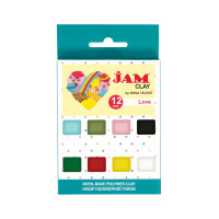 Набор пластики Love, 12х20г, Jam Clay, ROSA Talent