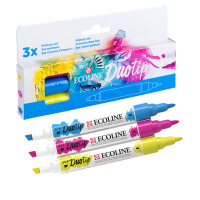 Набір акварельних маркерів ECOLINE DUO TIP PRIMARY, 3 шт, Royal Talens 11609900 