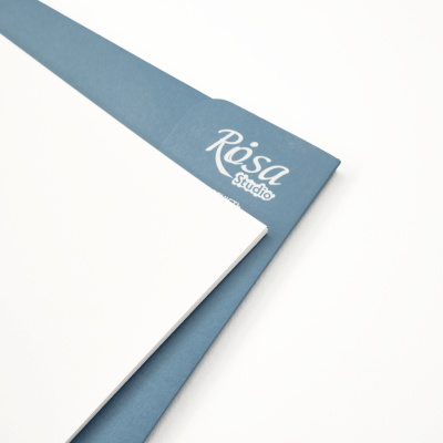 Папка бумаги для рисования и чертежа А4 21х29,7см 200г/м2 10л Мелкое зерно ROSA Studio