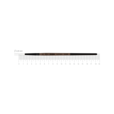 Кисть синтетика круглая MOON 1203R №3 короткая ручка ROSA