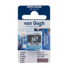 Краска акварельная Van Gogh 840 Графит кювета Royal Talens