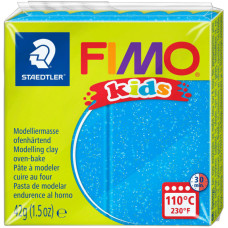 Пластика Fimo kids, Блакитна з блискітками, 42г, Fimo (8030-312)