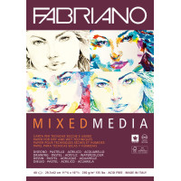Склейка для смешанных техник Mixed Media А3, 250 г м2, 40л, Fabriano