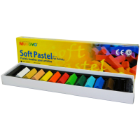 Пастель суха, проф., 1/2 м'яка, 12 кол., квадр., MPS-12, MUNGYO