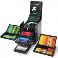 KARLBOX 110051 Faber-Castell 482 шт, LAGERFELD ART GRAPHIC Limited Edition