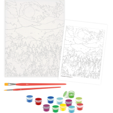 Набор-стандарт, картина по номерам, "Сказочный пейзаж 1", 35х45 см, ROSA START