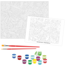 Набор-стандарт, картина по номерам, Бесстрашные воины, 35х45 см, ROSA START