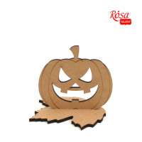 Заготовка „Гарбуз на Хеловін“ 3, на підставці, МДФ, 15х16,5х14см, ROSA TALENT
