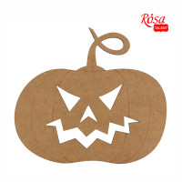 Заготовка „Гарбуз на Хеловін“ підвісний, МДФ, 26,2х29см, ROSA TALENT