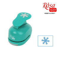 Фигурный дырокол, Снежинка №1, 2,5 см, ROSA TALENT