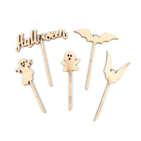 Набор топеров „Halloween“ 2, фанера, 5шт, ROSA TALENT