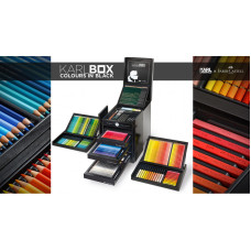 KARLBOX 110051 Faber-Castell 482 шт, LAGERFELD ART GRAPHIC Limited Edition